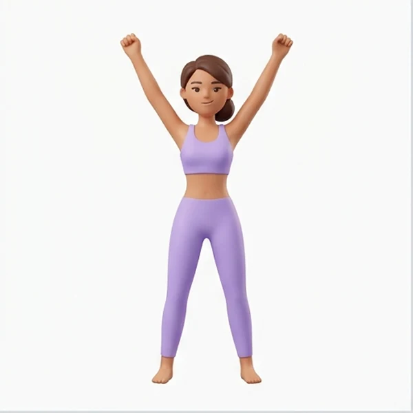 Ilustração de corpo feminino, tipo 1
