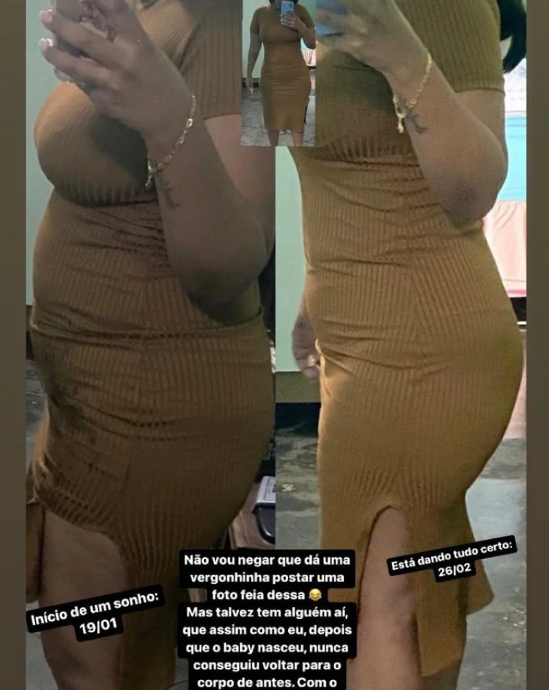 Foto antes e depois real, oferta final, caso 2