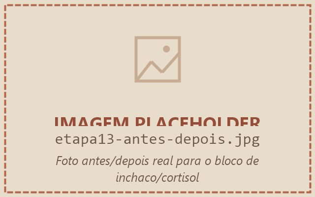 Placeholder: foto antes e depois real