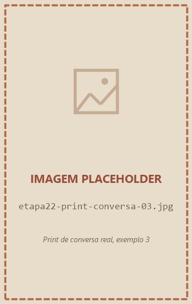 Placeholder: print real de conversa 3